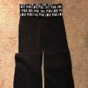 Long PINK yoga pants